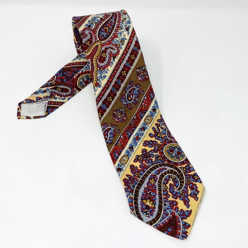 Liberty Of London Vintage Paisley Silk Tie